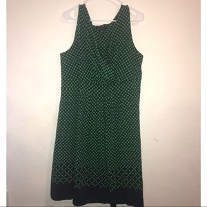 Lands End Polka Dot Wrap Dress Plus Size